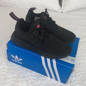 adidas Black and Pink Women's Sneakers
